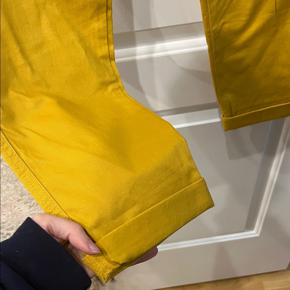 Mustard cropped khaki - Picture 5 of 8